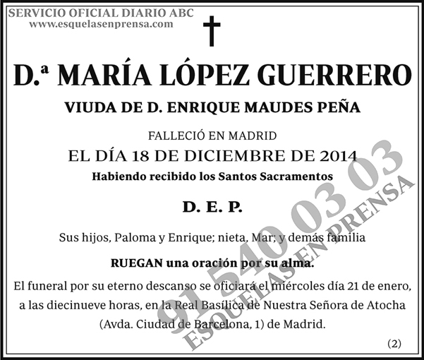 María López Guerrero